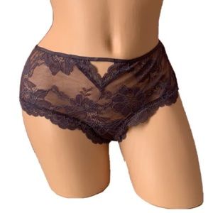Victoria’s Secret Very Sexy Mesh & Lace Cut Out Panty Size XL